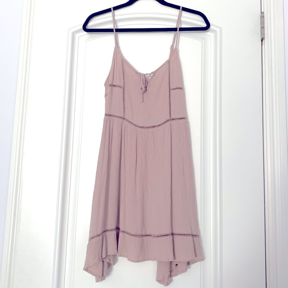 Divided Pink Boho Dress